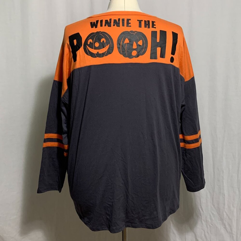 Torrid Varsity Shirt Winnie Pooh Piglet Jack-O'-Lantern Halloween Plus 2 18 20